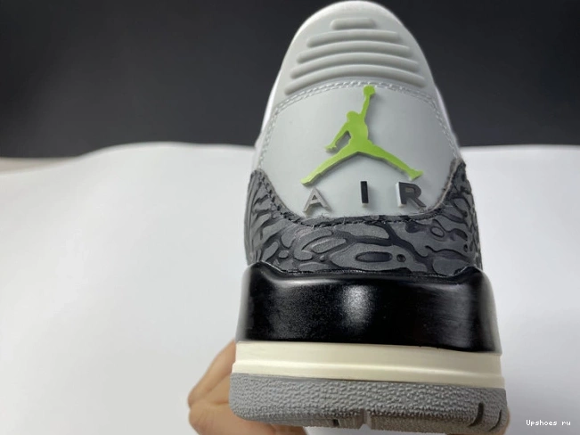 136064-006 Air Jordan Retro 3 Chlorophyll 0809